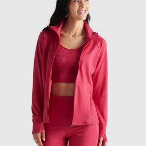 Freely Women's Luxe Pink Activewear Jacket